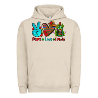 Pigment French Oak peace love tequila Urban Hoodie - AdoDesignShop