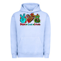 Pigment Grape Ice peace love tequila Urban Hoodie - AdoDesignShop