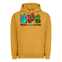 Pigment Peanut Butter peace love tequila Urban Hoodie - AdoDesignShop