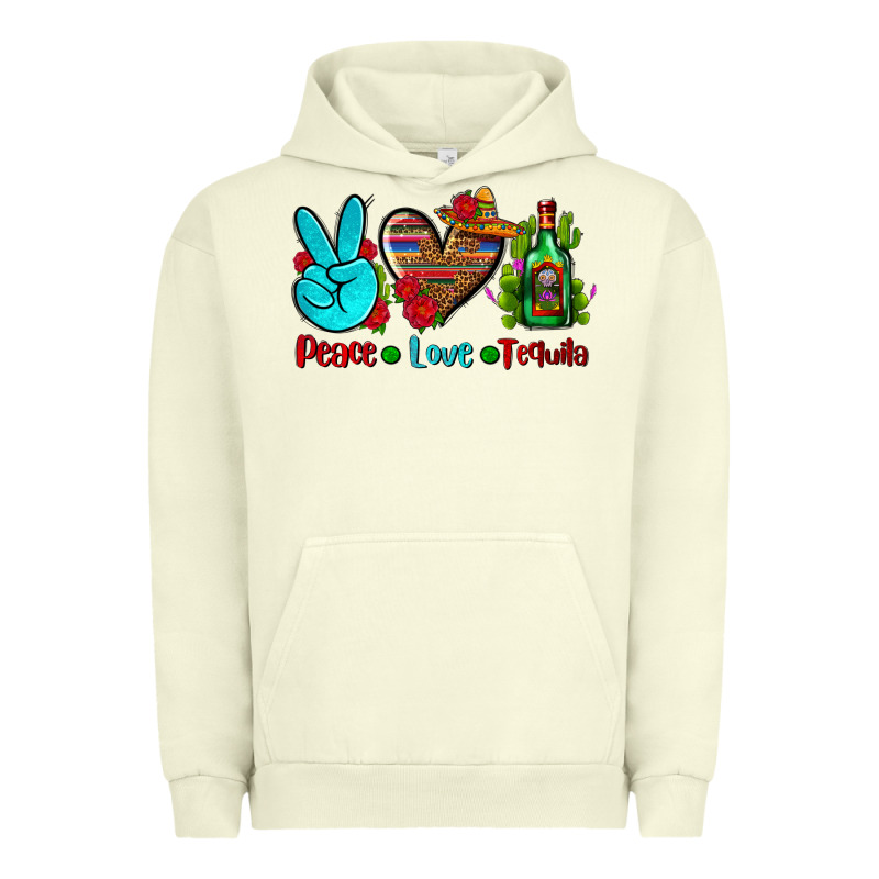 Peace Love Tequila Urban Hoodie by AdoDesignShop | Teevron