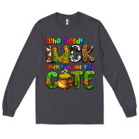 Smoke Who needs luck when you are this cute Long Sleeve Tee - OliviaCreatesArt