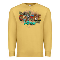 Antique Gold coffee please Premium Sweatshirt - BarkalooDesign