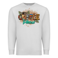 Dove Grey coffee please Premium Sweatshirt - BarkalooDesign