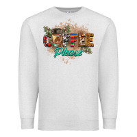 Oatmeal Heather coffee please Premium Sweatshirt - BarkalooDesign