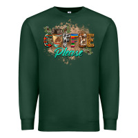 Sports Green coffee please Premium Sweatshirt - BarkalooDesign