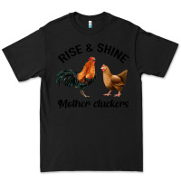 Black Rise and Shine Mother Cluckers Premium Tee - Bettercallsaul