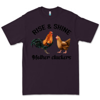 Plum Rise and Shine Mother Cluckers Premium Tee - Bettercallsaul