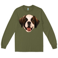 Army Green st bernard Long Sleeve Tee - Jasminsmagicworld