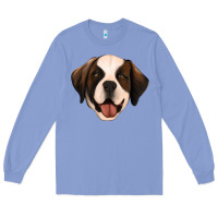 Colony Blue st bernard Long Sleeve Tee - Jasminsmagicworld