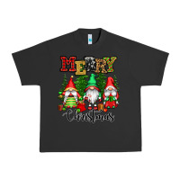 Pigment Black merry christmas gnomes Urban Heavy Tee - CowGirlArtShop