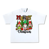 White merry christmas gnomes Urban Heavy Tee - CowGirlArtShop