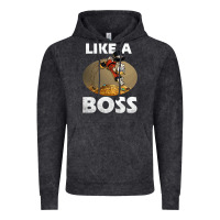 Vintage Black like a boss duck tales art gift for fans Vintage Hoodie - trangStudio