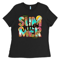 Black summer vibes Ladies Tee - NancyCooperArtShop
