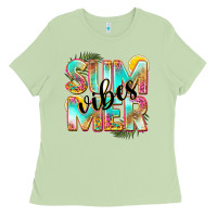 Matcha summer vibes Ladies Tee - NancyCooperArtShop