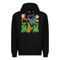 Black I'm The Cool Mom Premium Hoodie - CowhideDigitalArt
