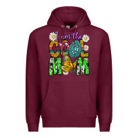 Burgundy I'm The Cool Mom Premium Hoodie - CowhideDigitalArt