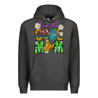 Charcoal Heather I'm The Cool Mom Premium Hoodie - CowhideDigitalArt