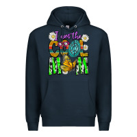 Navy I'm The Cool Mom Premium Hoodie - CowhideDigitalArt