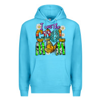 Ocean Blue I'm The Cool Mom Premium Hoodie - CowhideDigitalArt