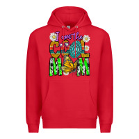 Red I'm The Cool Mom Premium Hoodie - CowhideDigitalArt