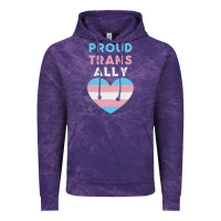 Cloud Purple proud trans ally transgender Vintage Hoodie - trangStudio