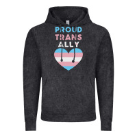 Vintage Black proud trans ally transgender Vintage Hoodie - trangStudio