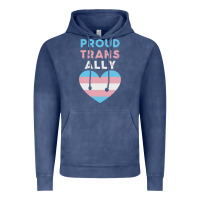Vintage Denim proud trans ally transgender Vintage Hoodie - trangStudio