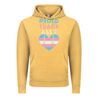 Vintage Mustard proud trans ally transgender Vintage Hoodie - trangStudio