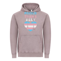 Vintage Zinc proud trans ally transgender Vintage Hoodie - trangStudio