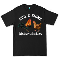 Black Rise and Shine Mother Cluckers Premium Tee - Bettercallsaul
