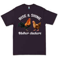 Plum Rise and Shine Mother Cluckers Premium Tee - Bettercallsaul