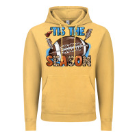 Vintage Mustard Tis the season lightning bolt Vintage Hoodie - HowdyJamesFarm