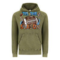 Vintage Olive Tis the season lightning bolt Vintage Hoodie - HowdyJamesFarm