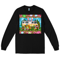 Black Easter Day camping Long Sleeve Tee - OliviaCreatesArt