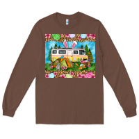 Chestnut Easter Day camping Long Sleeve Tee - OliviaCreatesArt