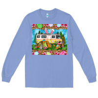 Colony Blue Easter Day camping Long Sleeve Tee - OliviaCreatesArt