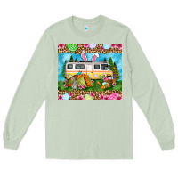 Matcha Easter Day camping Long Sleeve Tee - OliviaCreatesArt