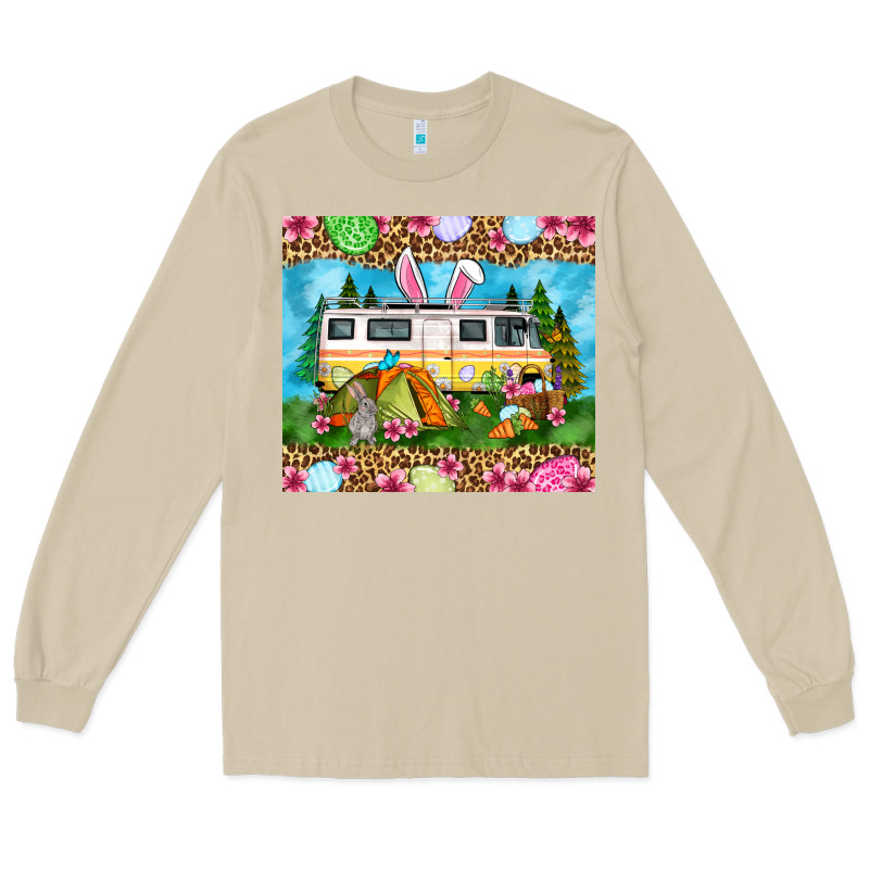 Easter Day Camping Long Sleeve Tee by OliviaCreatesArt | Teevron