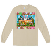 Mushroom Easter Day camping Long Sleeve Tee - OliviaCreatesArt