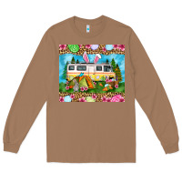 Toasted Coconut Easter Day camping Long Sleeve Tee - OliviaCreatesArt