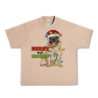 Burro merry and bright pug Urban Heavy Tee - RanaPortraitStore