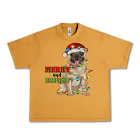 Peanut Butter merry and bright pug Urban Heavy Tee - RanaPortraitStore