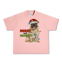 Salmon merry and bright pug Urban Heavy Tee - RanaPortraitStore