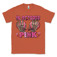 Copper in october we wear pink skeleton Classic Tee - texasbilliewilder