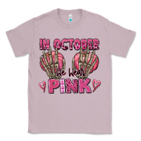 Lilac in october we wear pink skeleton Classic Tee - texasbilliewilder
