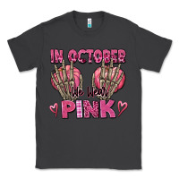 Smoke in october we wear pink skeleton Classic Tee - texasbilliewilder