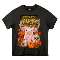 Asphalt halloween party pig Heavy Core Tee - RanaPortraitStore