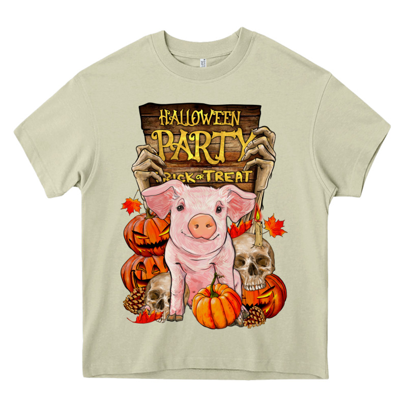 Halloween Party Pig Heavy Core Tee by RanaPortraitStore | Teevron