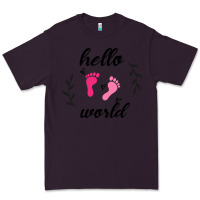 Plum Hello world Premium Tee - Bettercallsaul