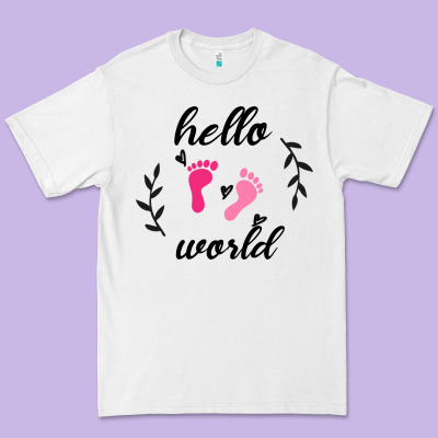 Hello World Premium Tee Designed By Bettercallsaul